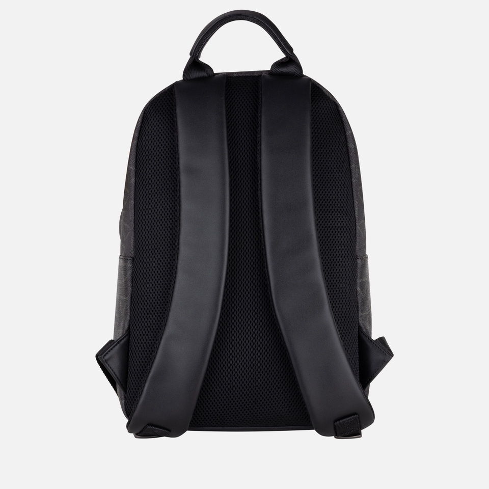 Valentino Delta Monogram Faux Leather Backpack