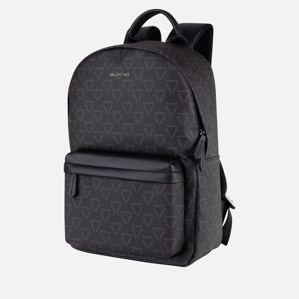 Valentino Delta Monogram Faux Leather Backpack