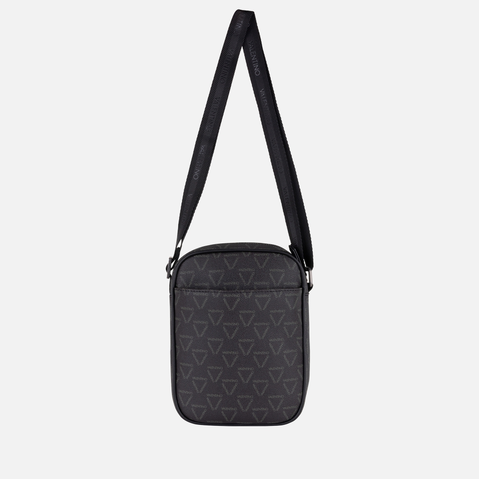 Valentino Delta Monogram Faux Leather Small Crossbody Bag