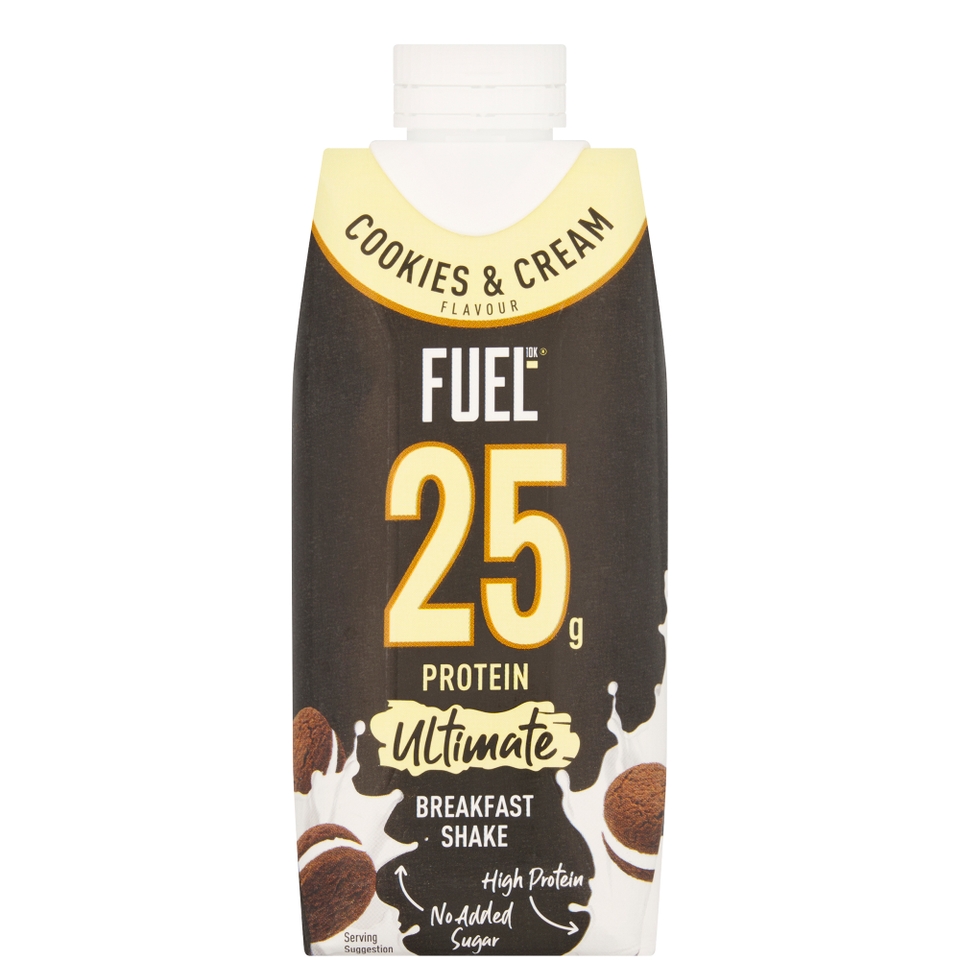 Ultimate Cookies and Cream Flavour Breakfast Shake 330ml (Pack of 8)