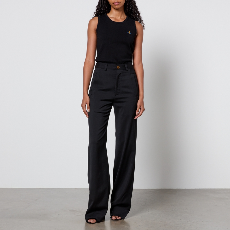【送料&関税込】Vivienne Westwood Flared Trousers Vivienne Westwood Ray Wool Flared Trousers - IT 38/UK 6