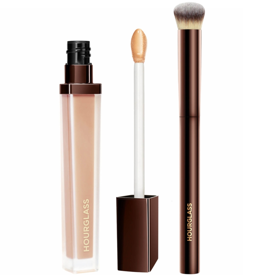Hourglass Airbrush Concealer and Seamless Finish Concealer Brush Bundle - Silk
