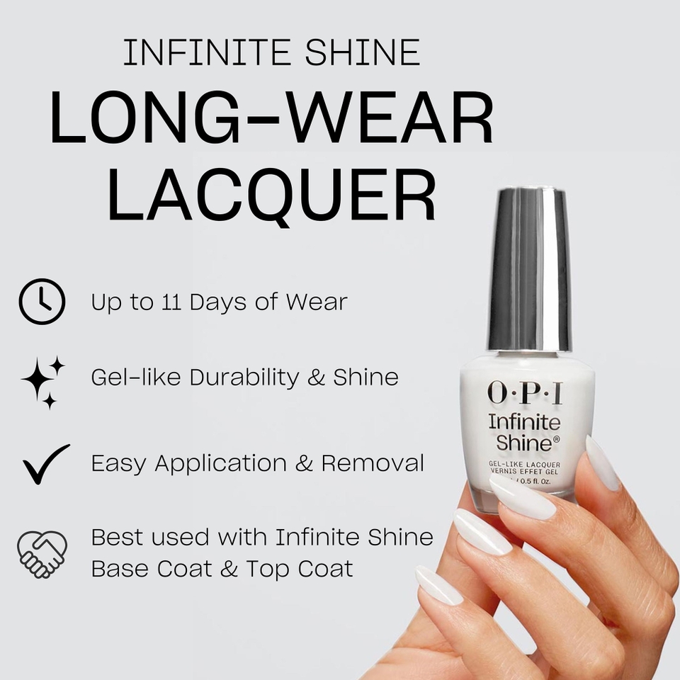 OPI Infinite Shine Long-Wear Nail Polish - Knock 'Em Red 15ml