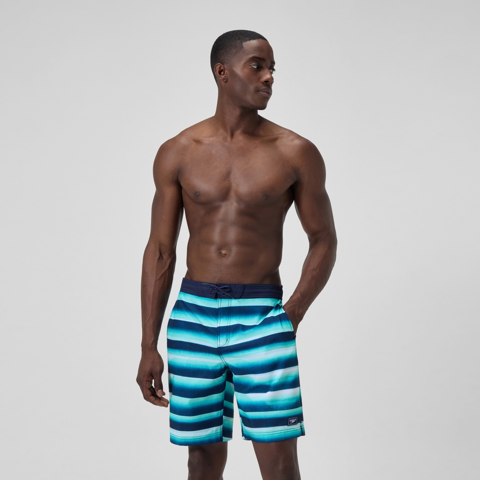 Men's Print Bondi Boardshort 20" Navy