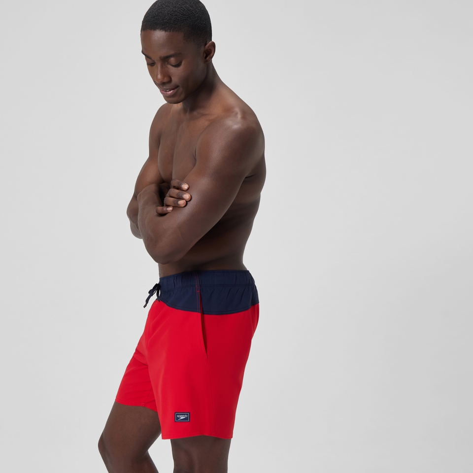 Men's Marina Flex 17" Volley Swim Trunks Red