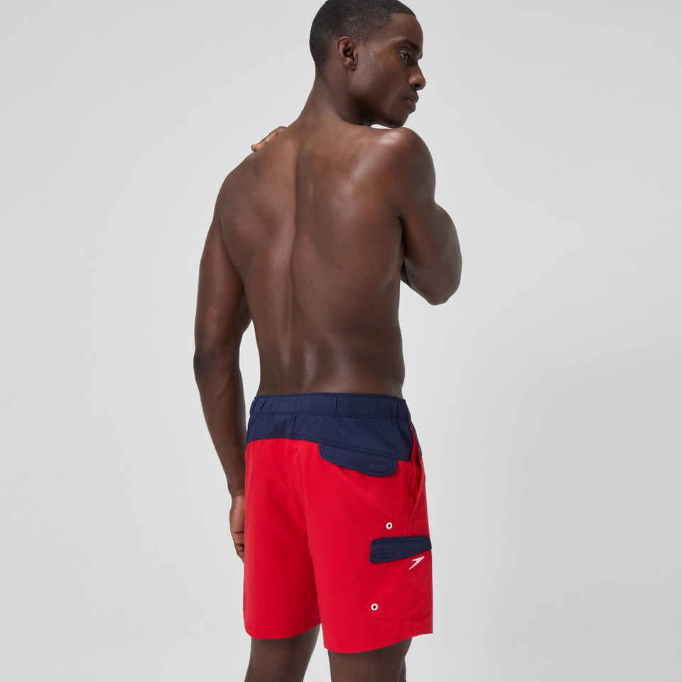 Men's Marina Flex 17" Volley Swim Trunks Red