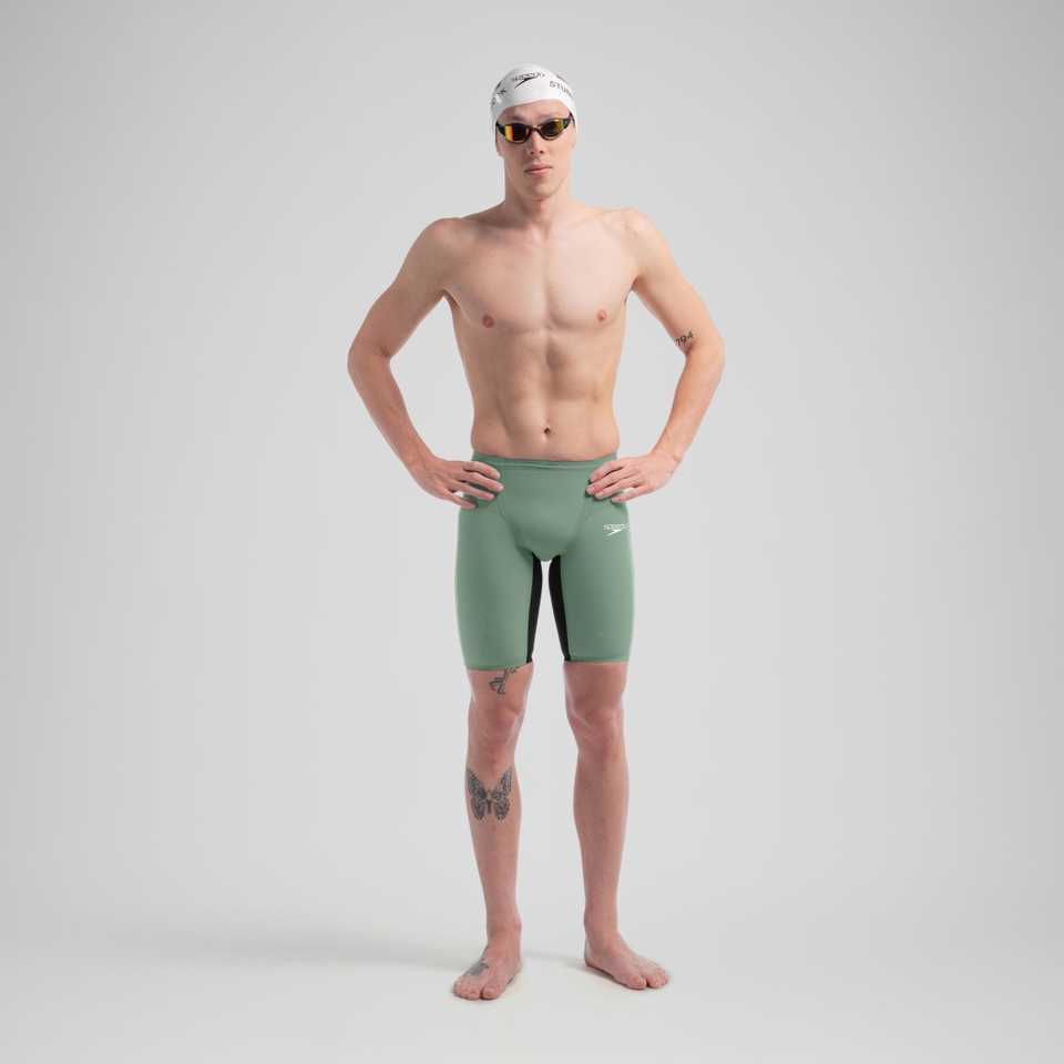 Men's Fastskin LZR Valor 2.0 Country Green High Waist Jammer