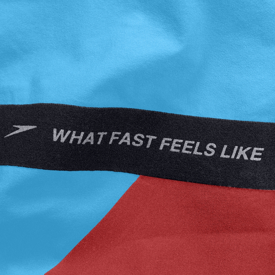 Cuissard de natation Fastskin LZR Pure Valor 2.0 pour hommes, bleu/rouge