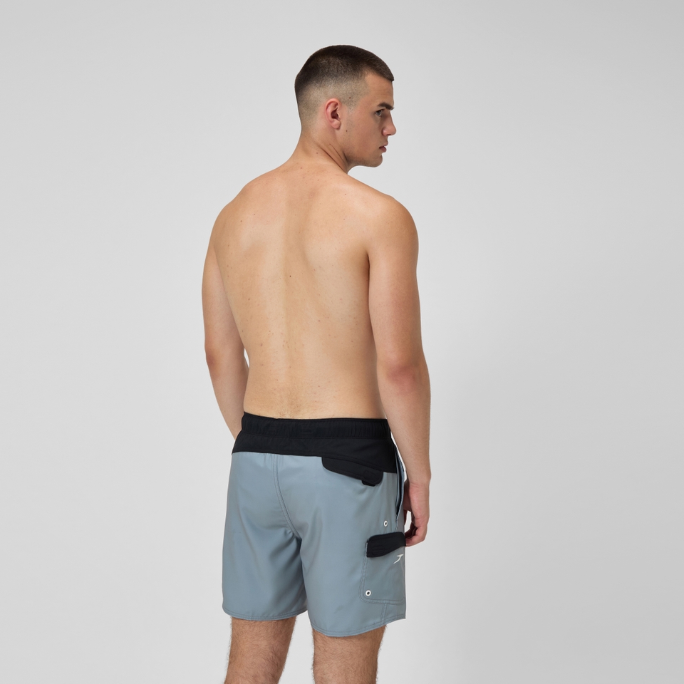 Men's Marina Flex 17" Volley Swim Trunks Gray