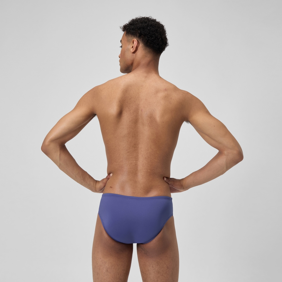 Men's Solid One Brief Blue
