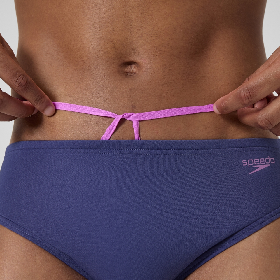 Men's Solid One Brief Blue