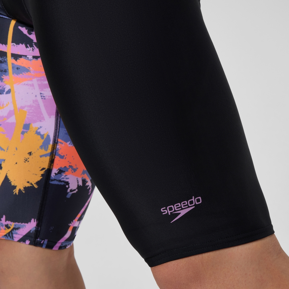 Men's Pro LT Printed Jammer Purple