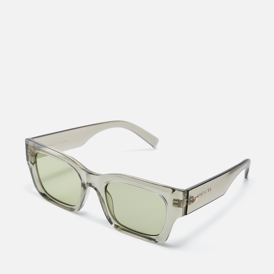 Le Specs Shmood Acetate Square-Frame Sunglasses