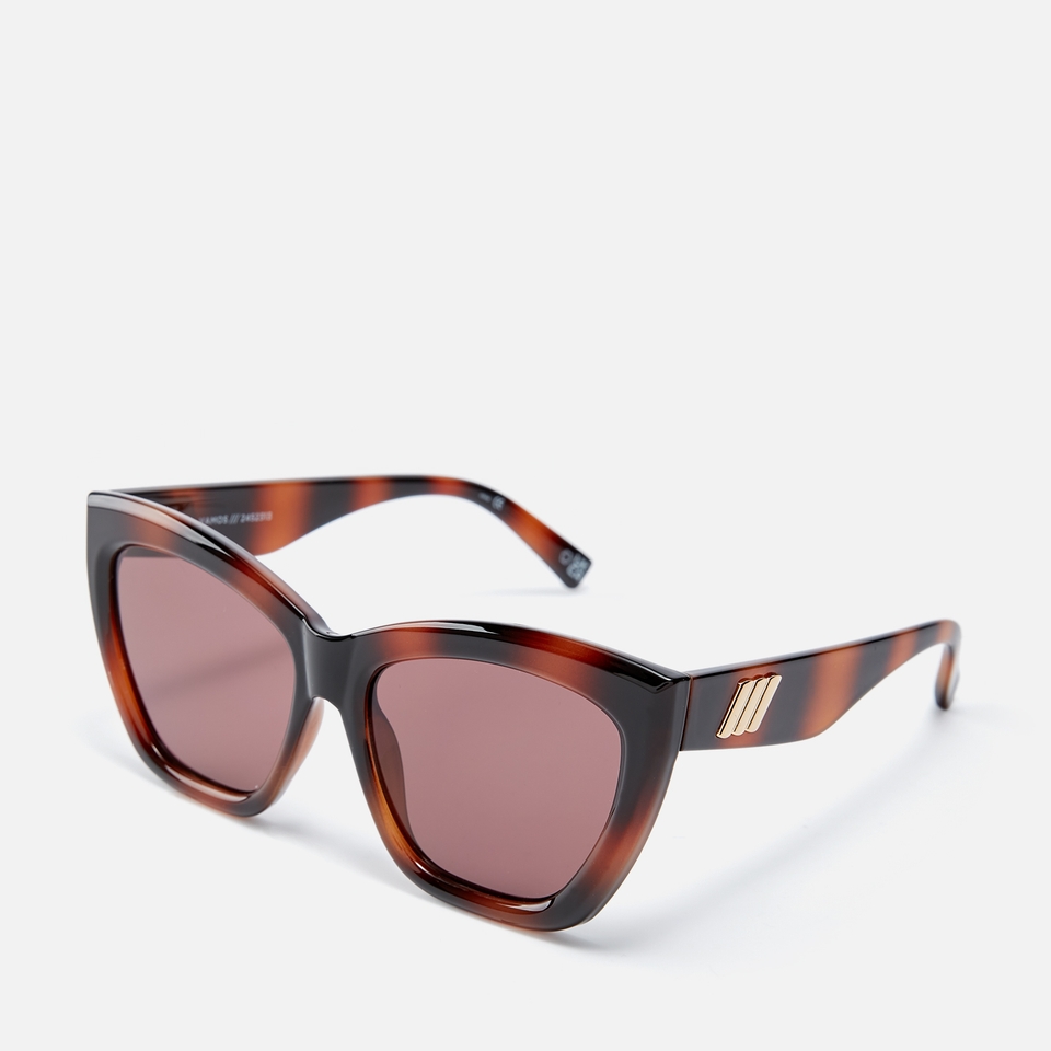 Le Specs Vamos Oversized Square-Frame Sunglasses