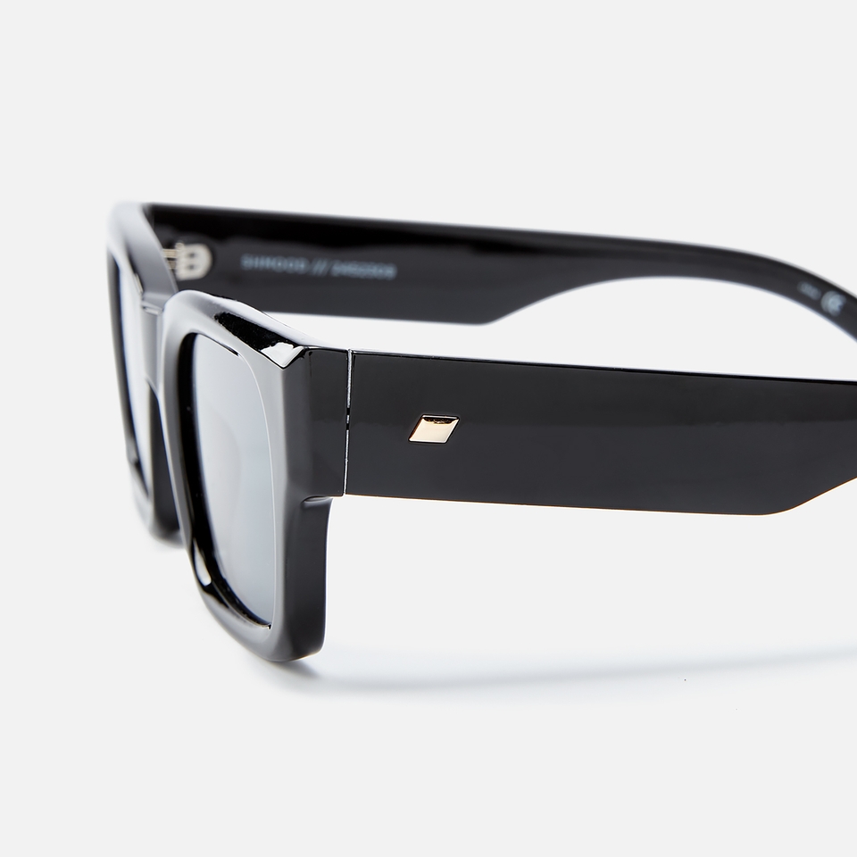 Le Specs Shmood Acetate Square-Frame Sunglasses