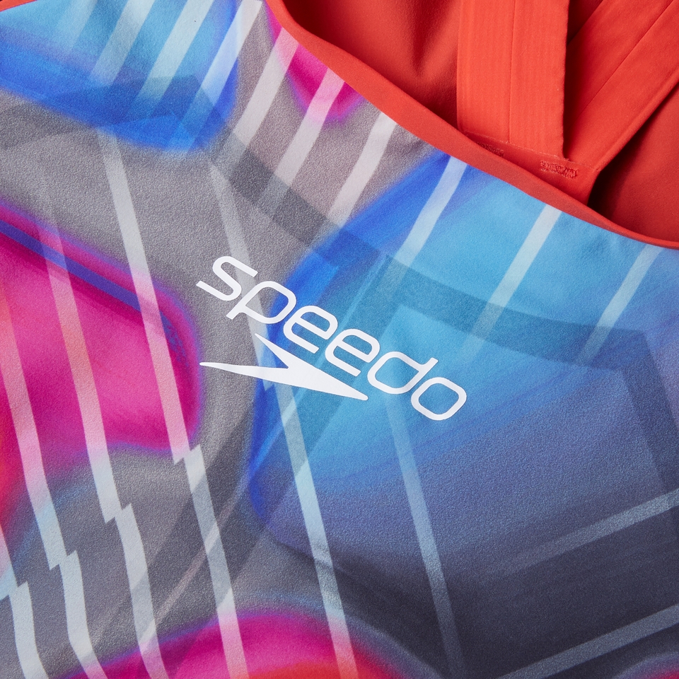 Fastskin LZR Pure Valor 2.0 Kneeskin mit geschlossenem Rücken für Damen Blau/Rot