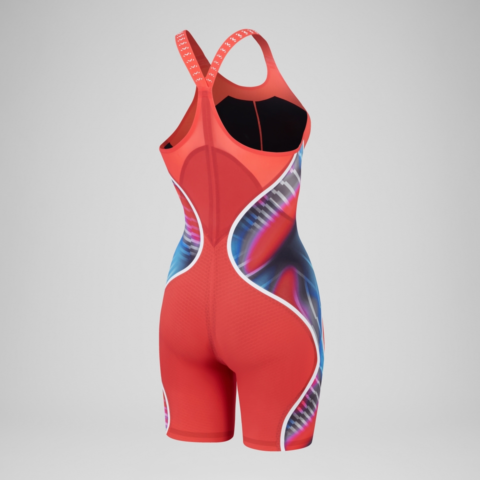 Women's Fastskin LZR Pure Intent 2.0 Closedback Kneeskin Red/Blue