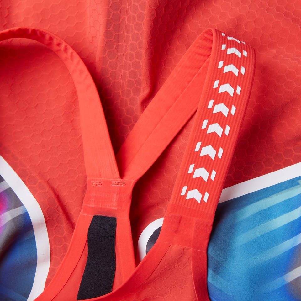 Women's Fastskin LZR Pure Intent 2.0 Closedback Kneeskin Red/Blue