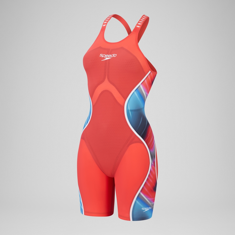 Women's Fastskin LZR Pure Intent 2.0 Closedback Kneeskin Red/Blue