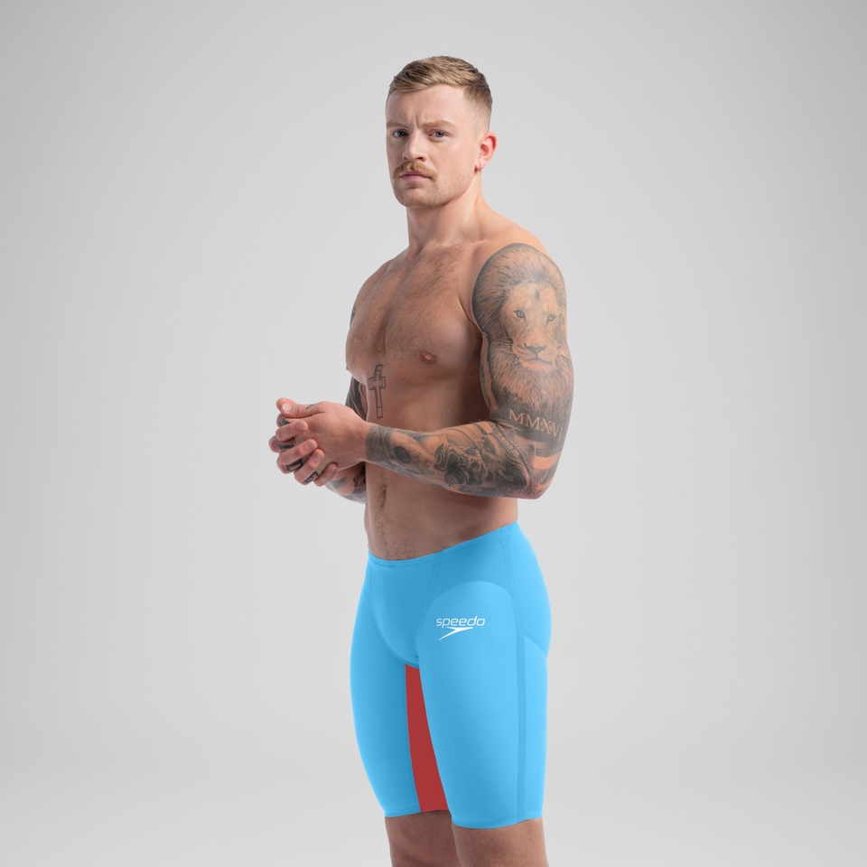 Men's Fastskin LZR Pure Valor 2.0 High Waist Jammer Blue/Red