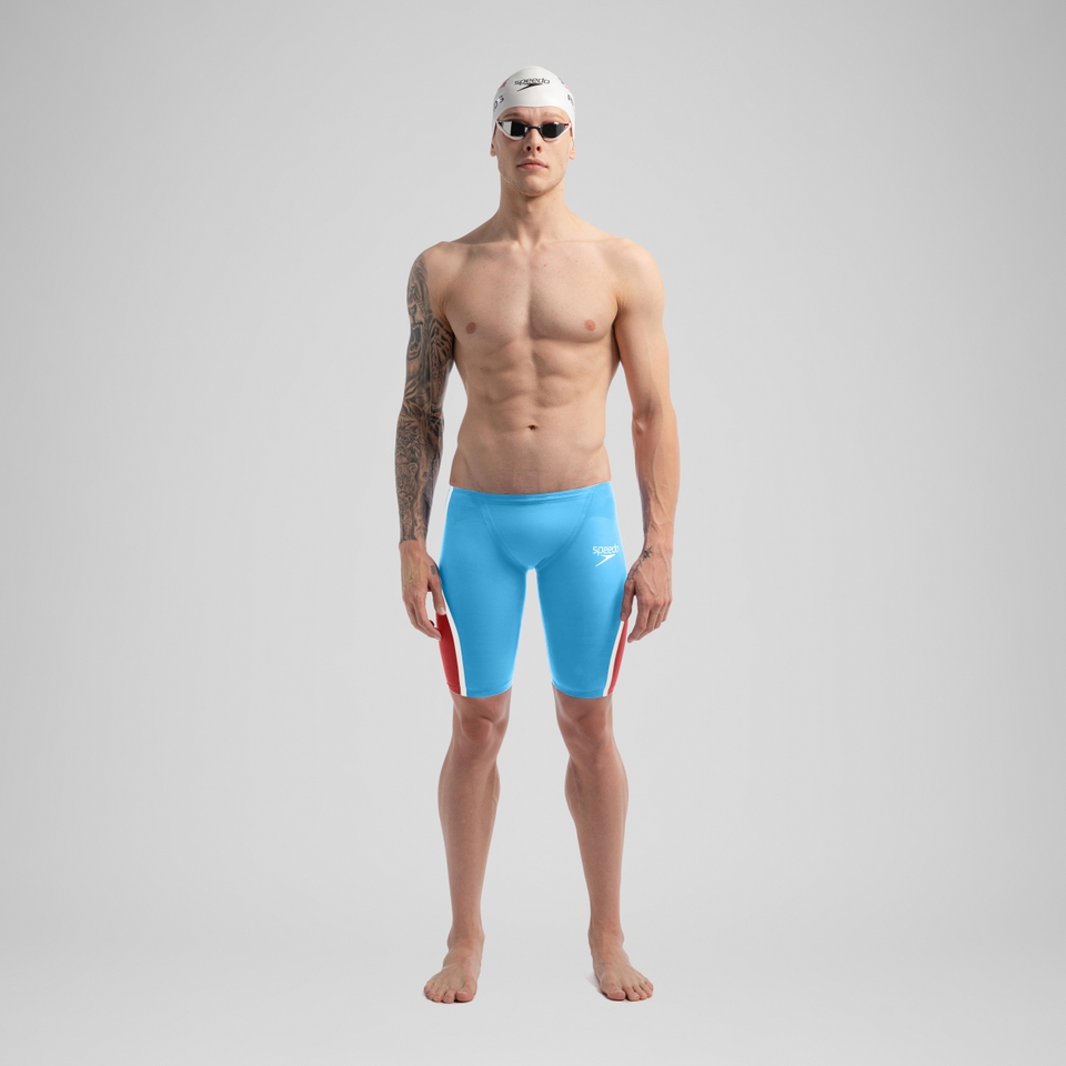 Men's Fastskin LZR Pure Intent 2.0 Jammer Blue/Red