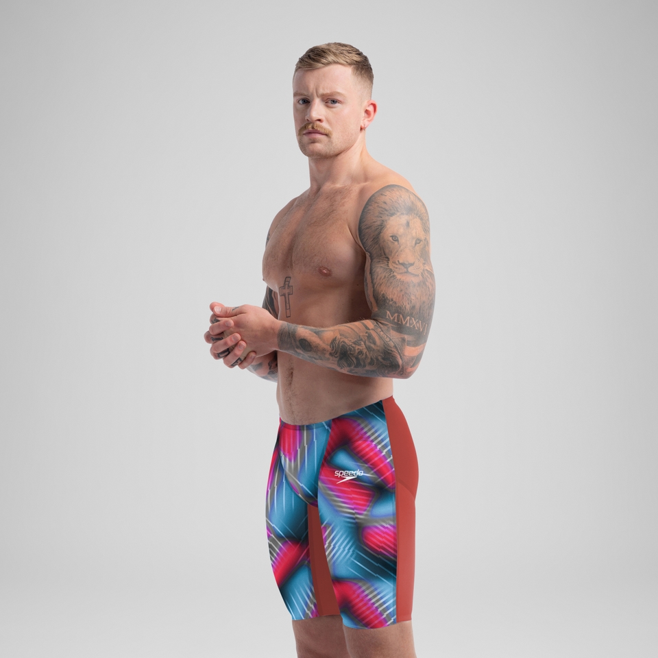 Men's Fastskin LZR Pure Valor 2.0 Jammer Red/Blue
