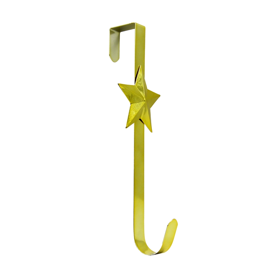 Gold Star Christmas Wreath Hanger Homebase