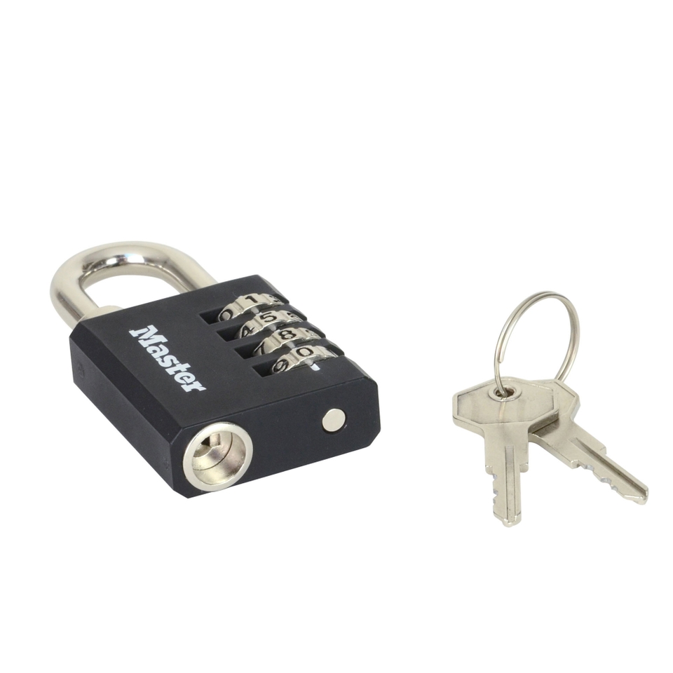 Master Lock Indoor Combination Padlock with Override Key