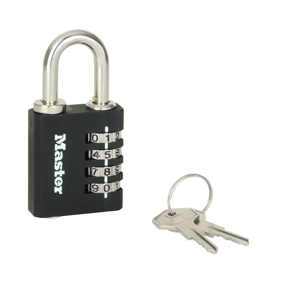 Master Lock Indoor Combination Padlock with Override Key