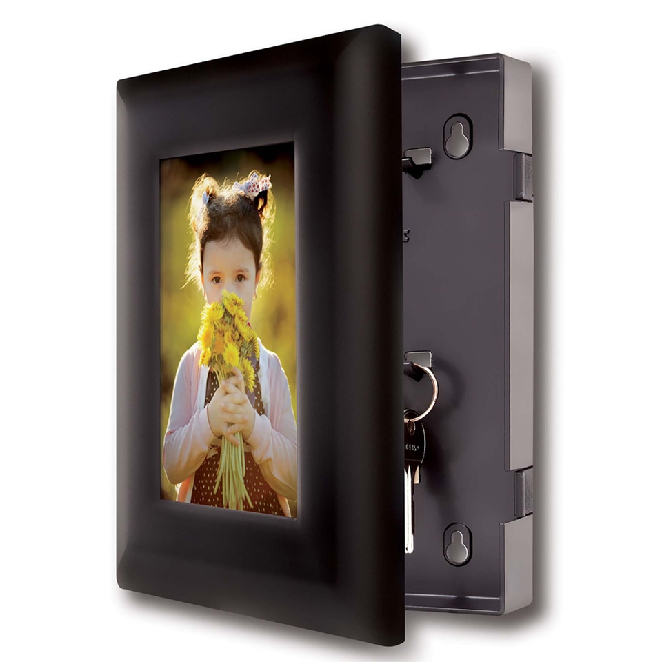 Master Lock Picture Frame Hidden Safe with 5 Key Hooks Homebase