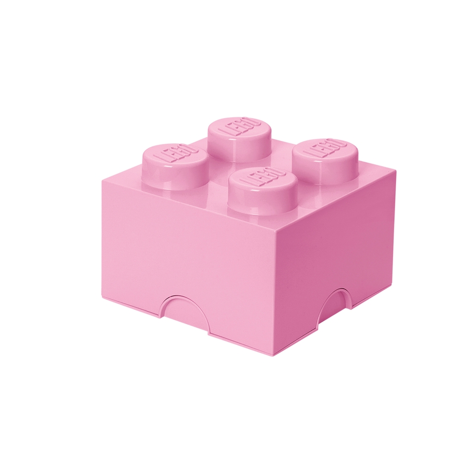 LEGO 4-Stud Storage Brick - Light Pink