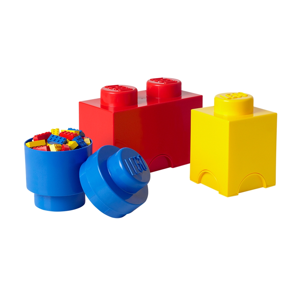 LEGO Multi-Pack 3 Piece Storage Boxes - Classic