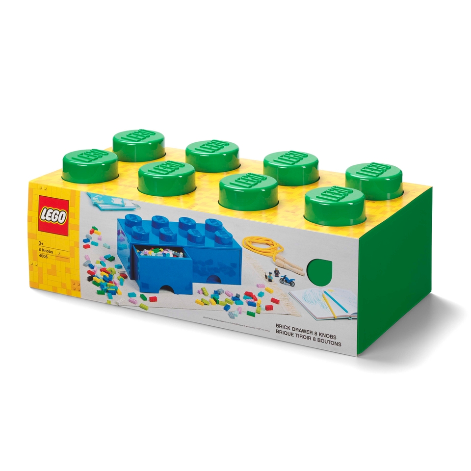 LEGO 8-Stud Brick Drawer - Green