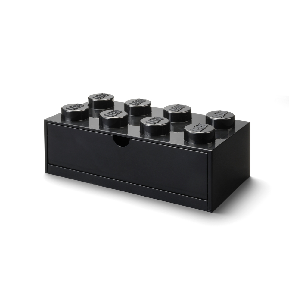LEGO 8-Stud Desk Drawer - Black
