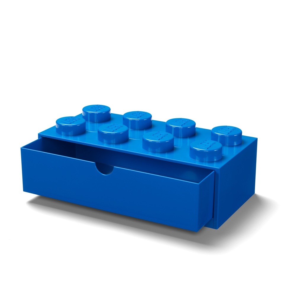 LEGO 8-Stud Desk Drawer - Blue