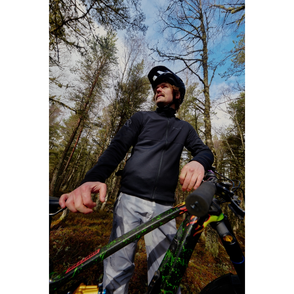SingleTrack-Thermojacke für Herren - Schwarz