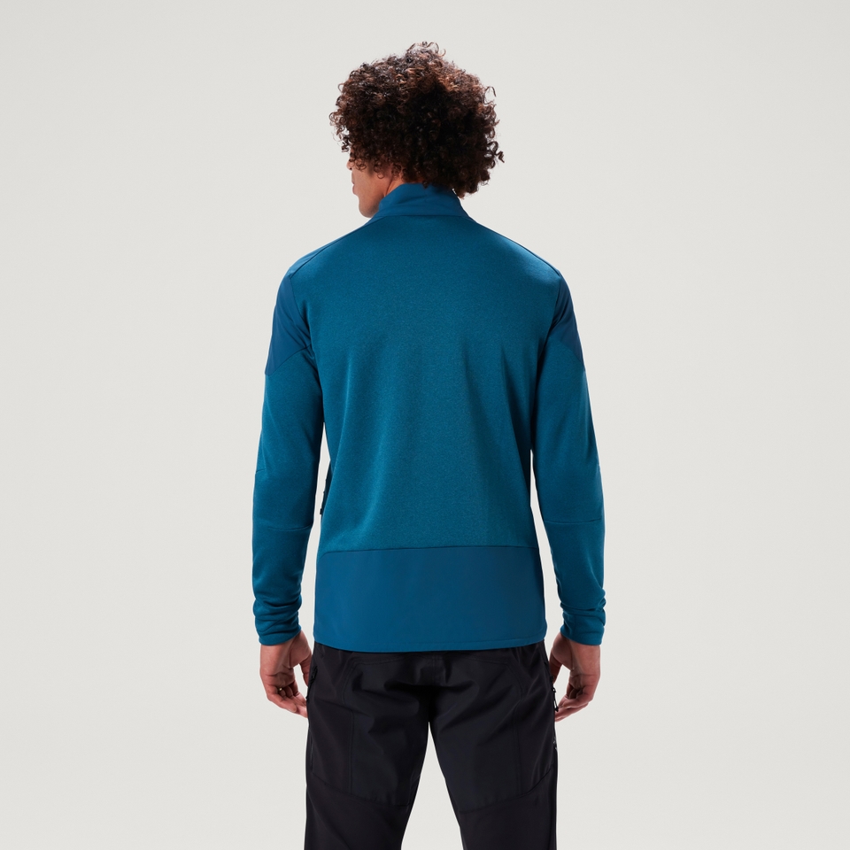 Men's SingleTrack Thermal Full Zip - Barra Blue