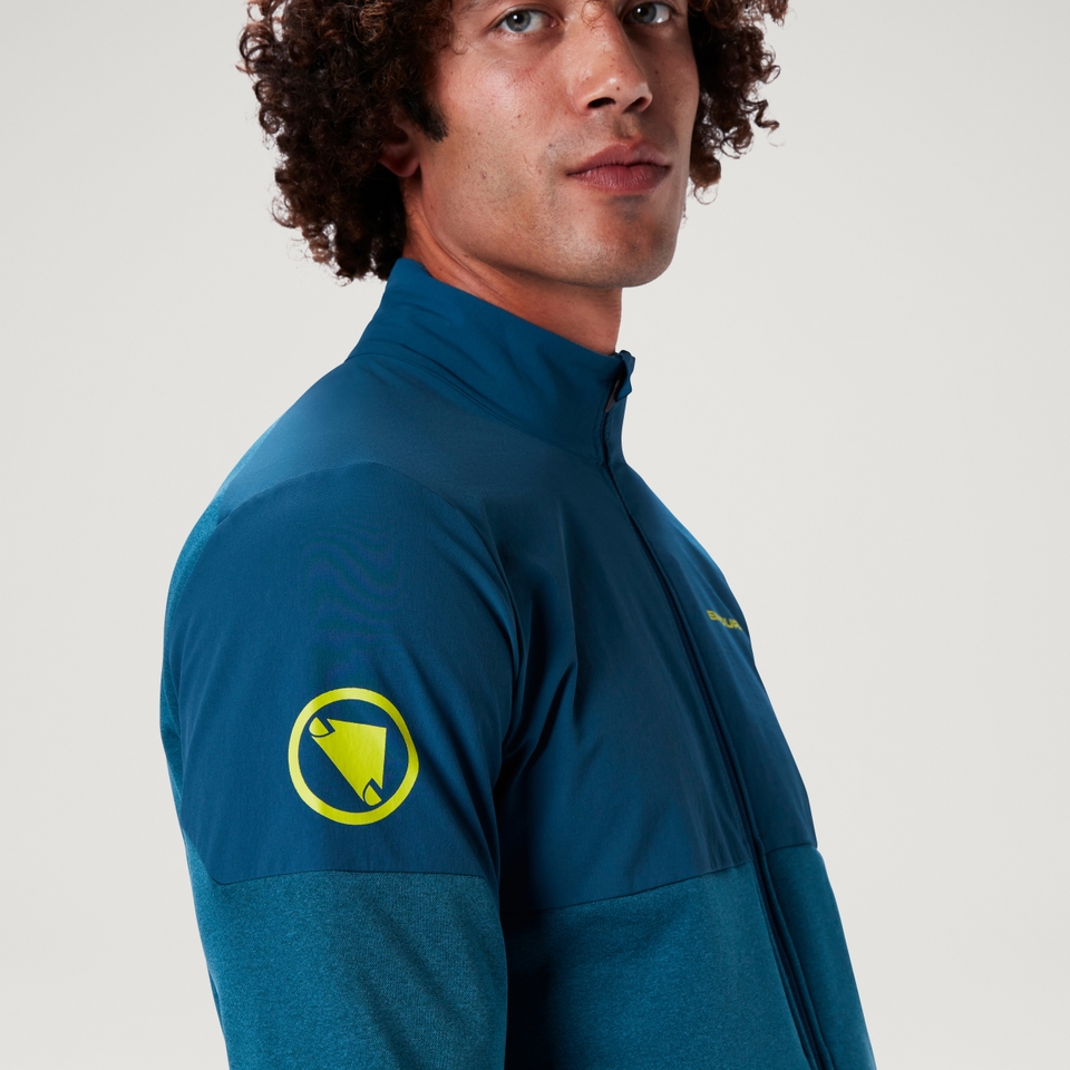 Men's SingleTrack Thermal Full Zip - Barra Blue