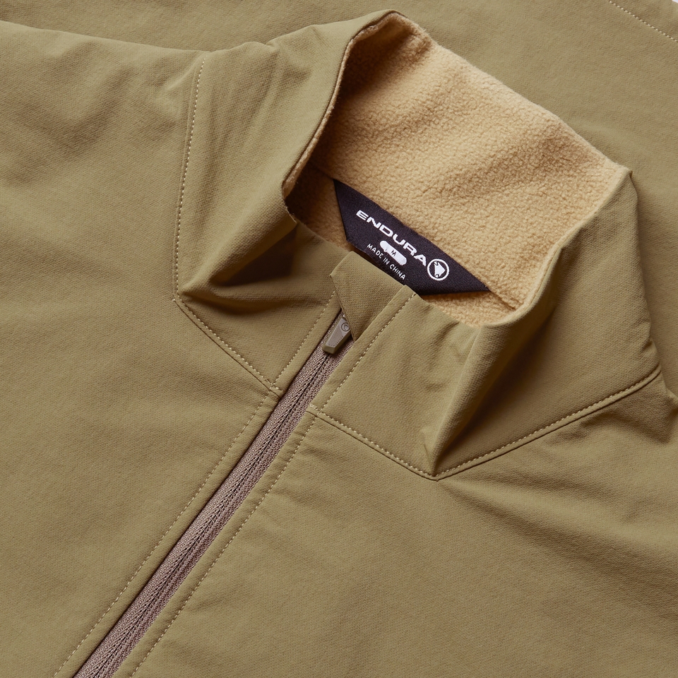 SingleTrack-Thermojacke für Herren - Tweedgrün