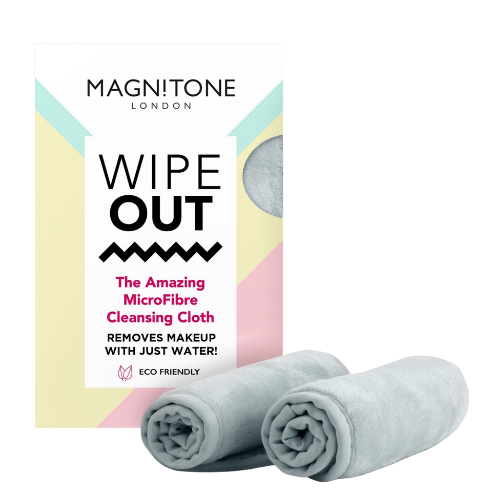 Magnitone London XO LightsOut LED Cleansing Brush, WipeOut and Swipes Cloth Bundle