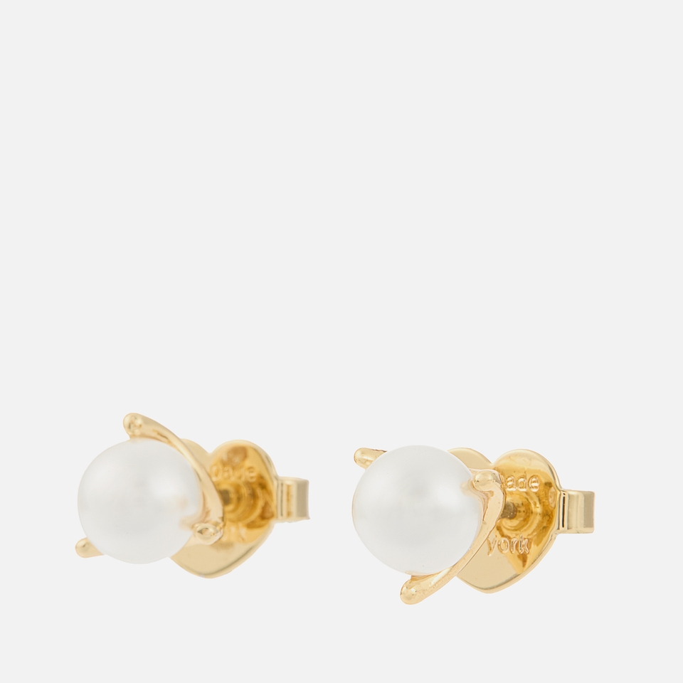 Kate Spade New York Brilliant Statements Gold-Plated Earrings