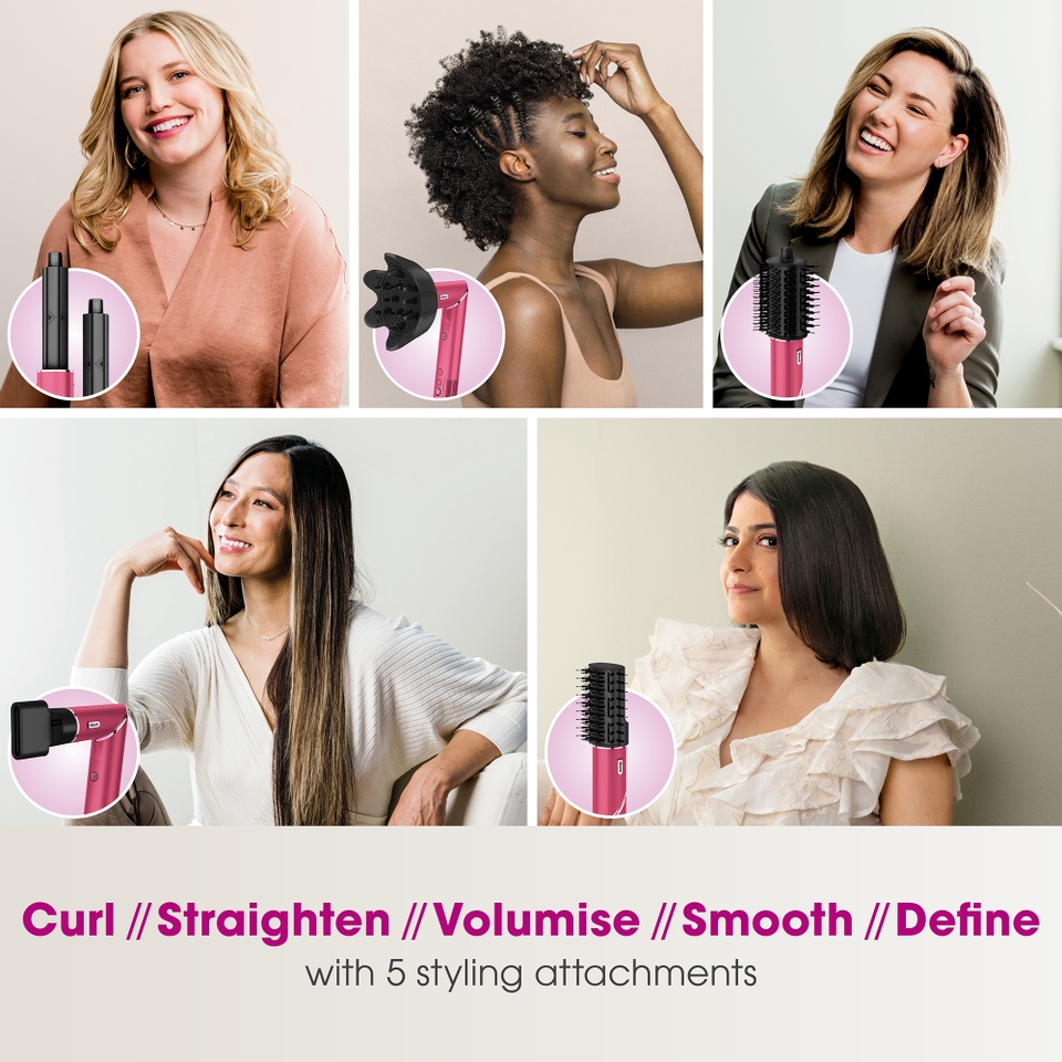 Shark Beauty FlexStyle Limited Edition Malibu Pink 5-in-1 Air Styler and Hair Dryer Gift Set