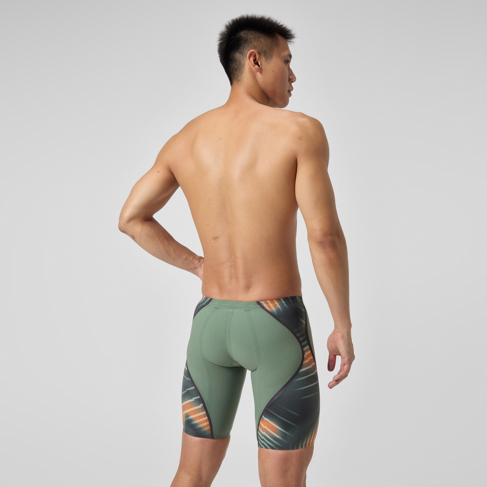 Herren Fastskin LZR Pure Intent 2.0 Schwimmhose Grün/Orange