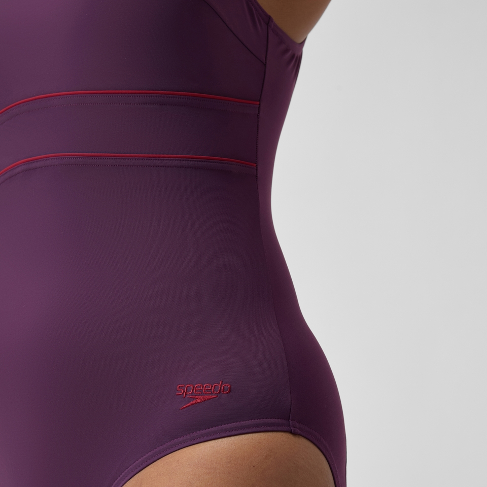 【保障できる】 Shaping Women's Contour Purple/Red Swimsuit Eclipse その他