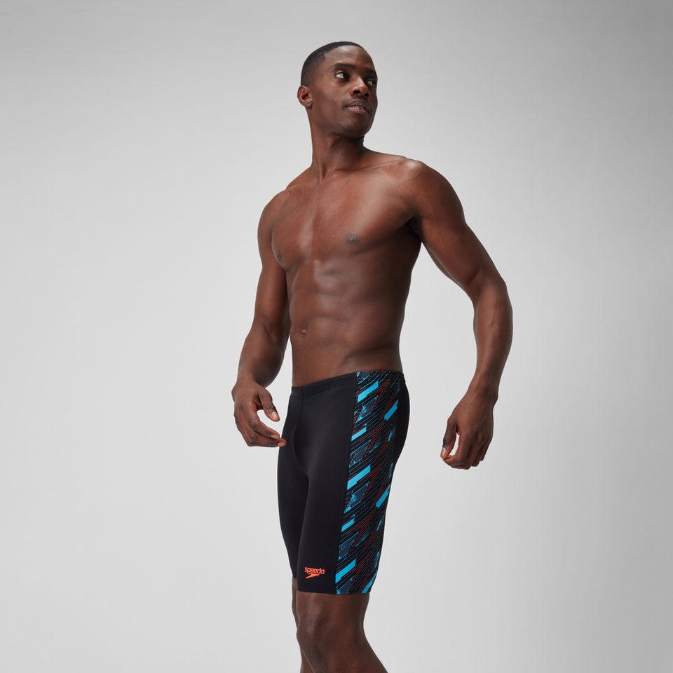 Jammer HyperBoom à empiècement pour Hommes Noir/Bleu picton/Rouge sirène