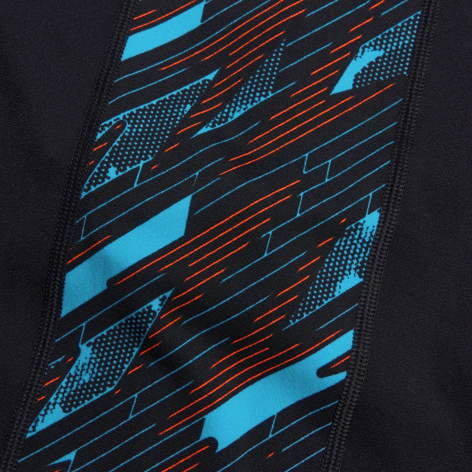 Jammer HyperBoom à empiècement pour Hommes Noir/Bleu picton/Rouge sirène