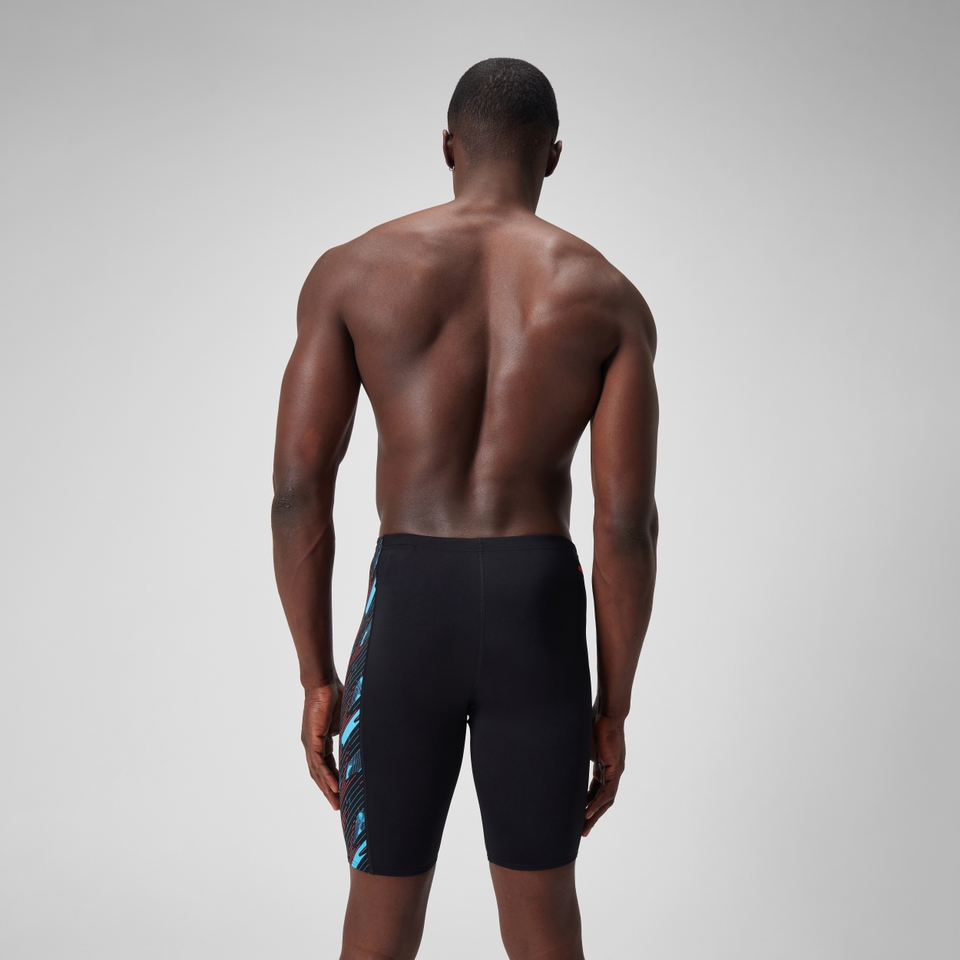 Jammer HyperBoom à empiècement pour Hommes Noir/Bleu picton/Rouge sirène