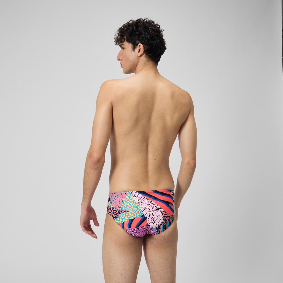 Men's Club Training 8cm Allover Digital Brief Black/Green