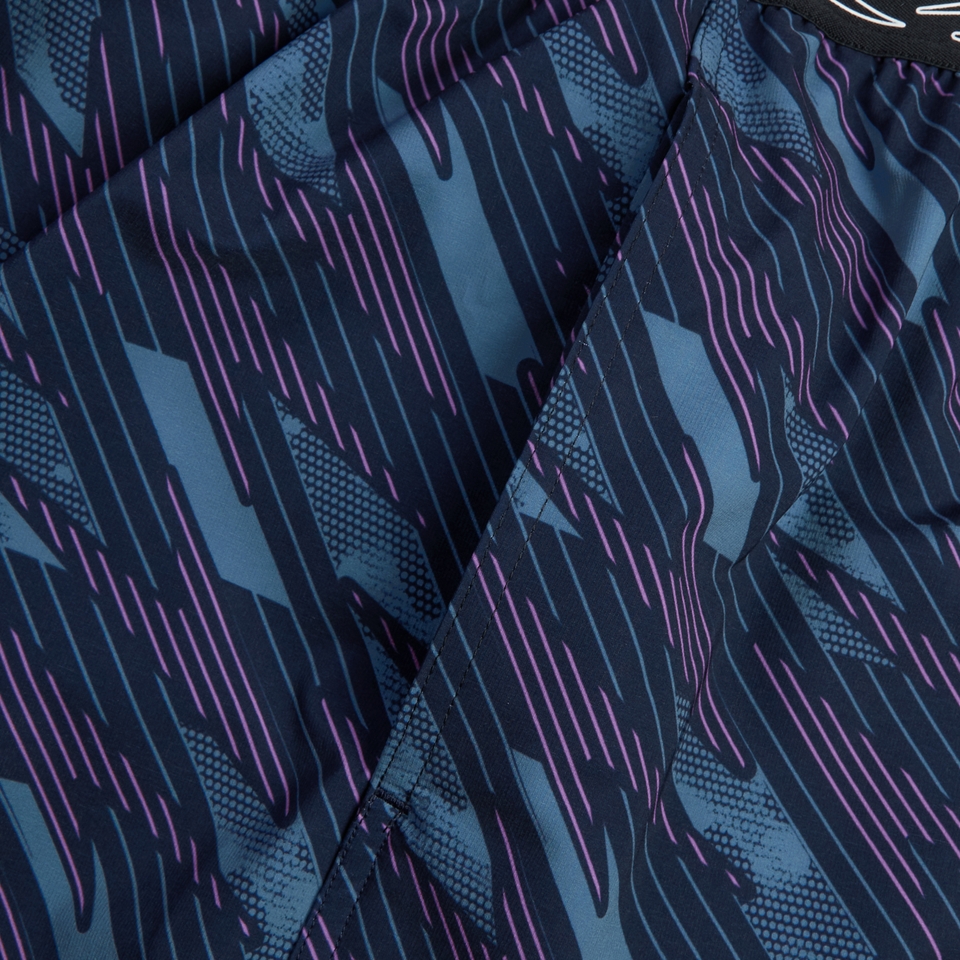 Men's HyperBoom Printed 16" Swim Shorts Black