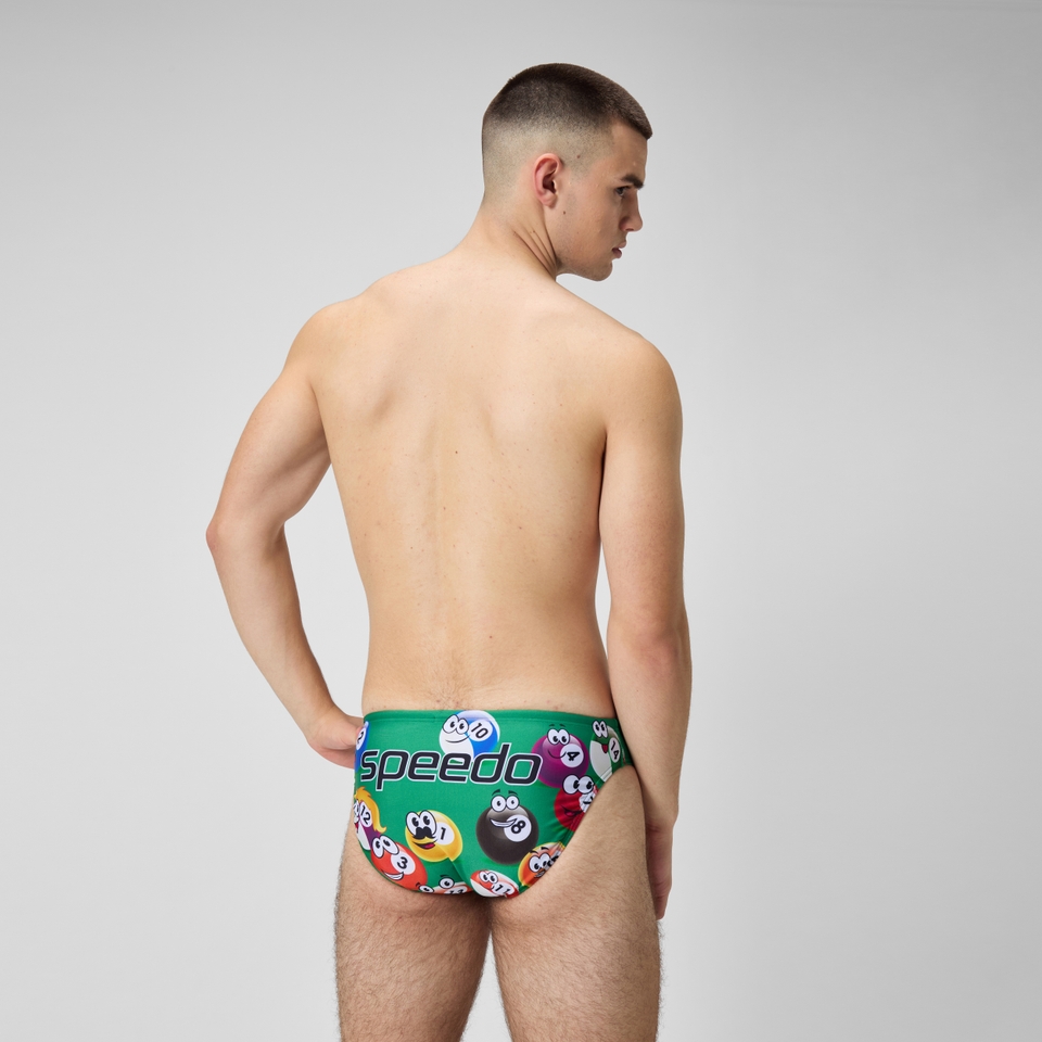 Men's Escape 5cm Brief Green